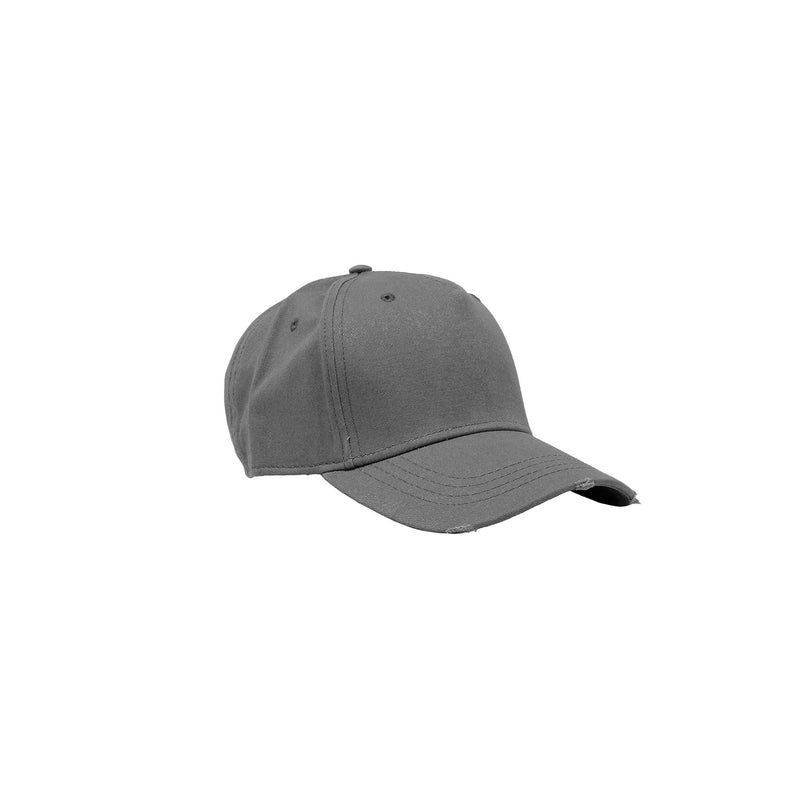 Distressed Baseball Cap - Charcoal