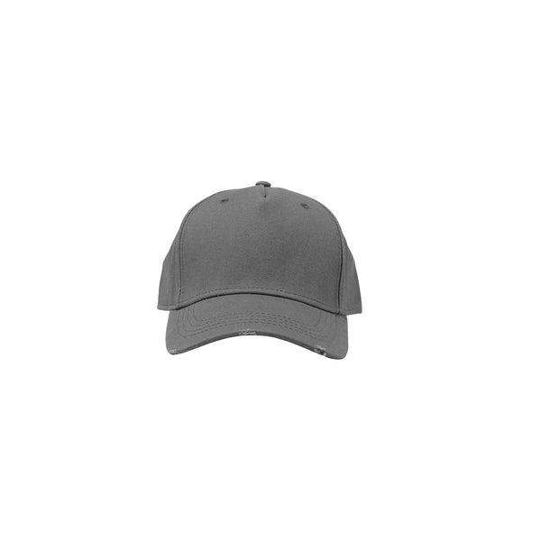 Distressed Baseball Cap - Charcoal