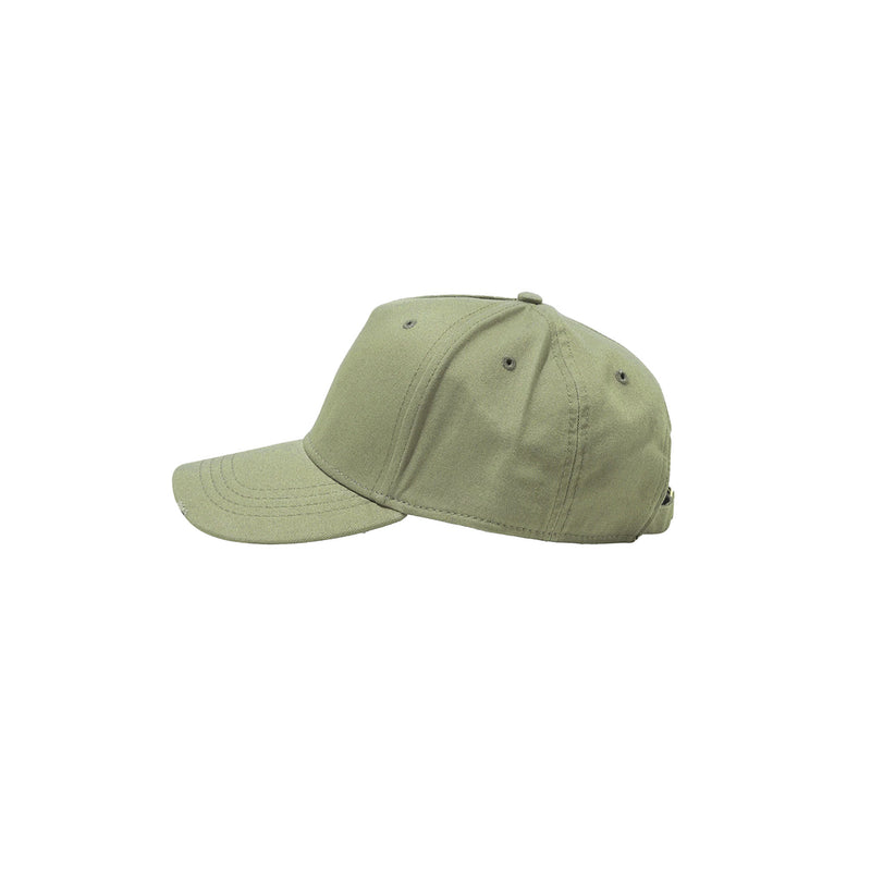 Distressed Baseball Cap - Olive